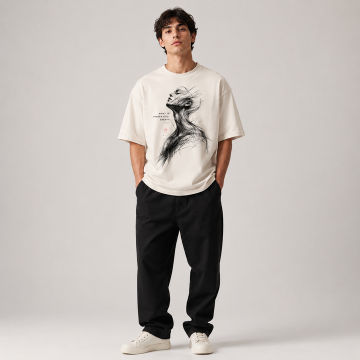 Ascending Form Classic Oversized Faded T-Shirt