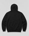 Black hoodie on a light gray background
