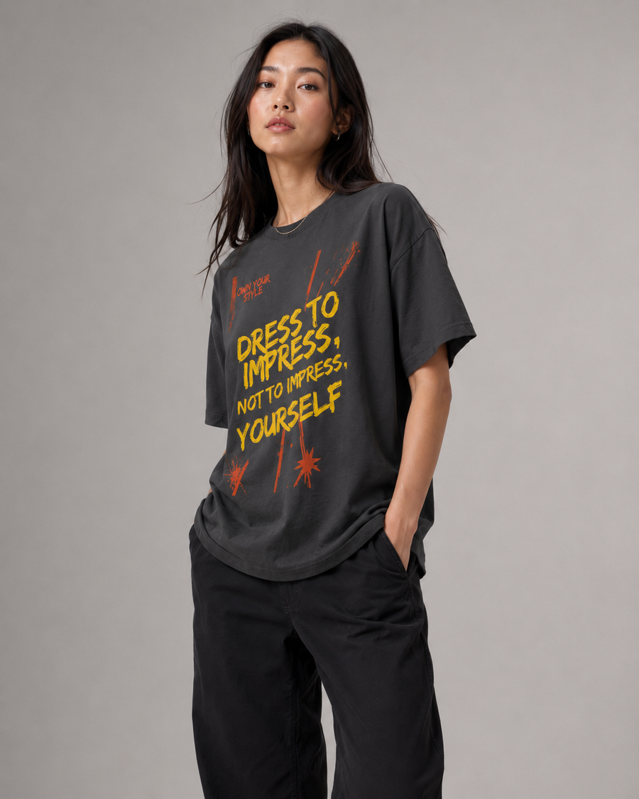 T-shirt Oversized sbiadita Unisex Celovisual x AS Colour | Design Dress to Impress
