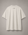 Beige t-shirt with 'CVSL' logo on a gray background