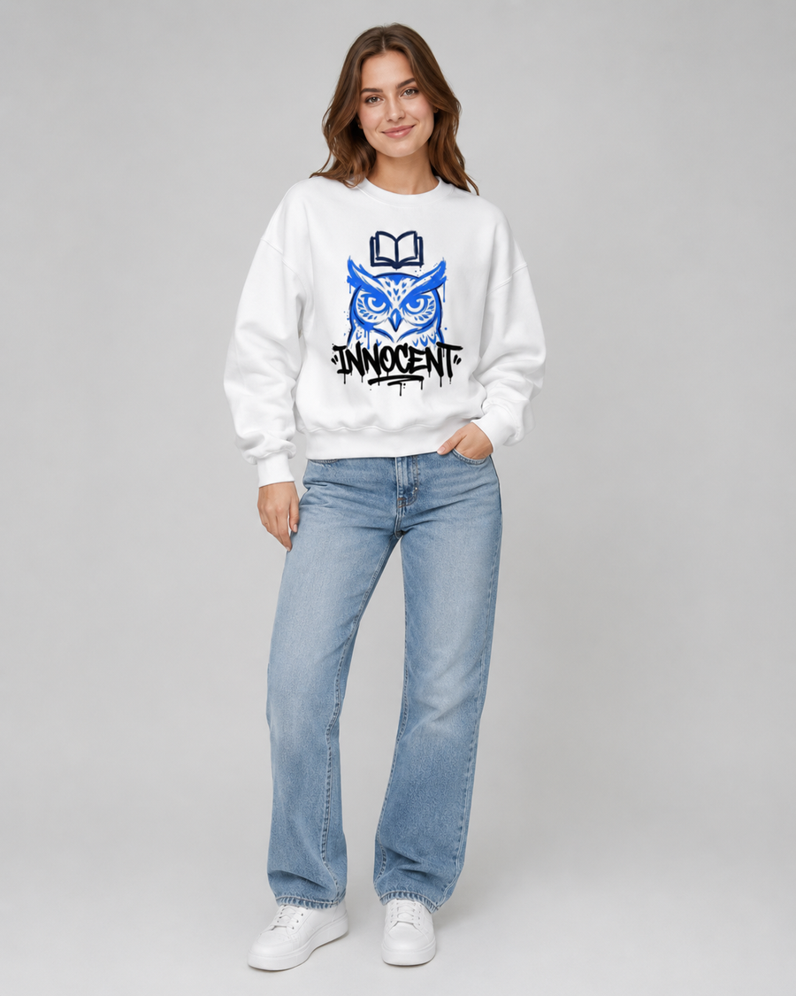 Owl Innocent Unisex Crewneck Sweatshirt