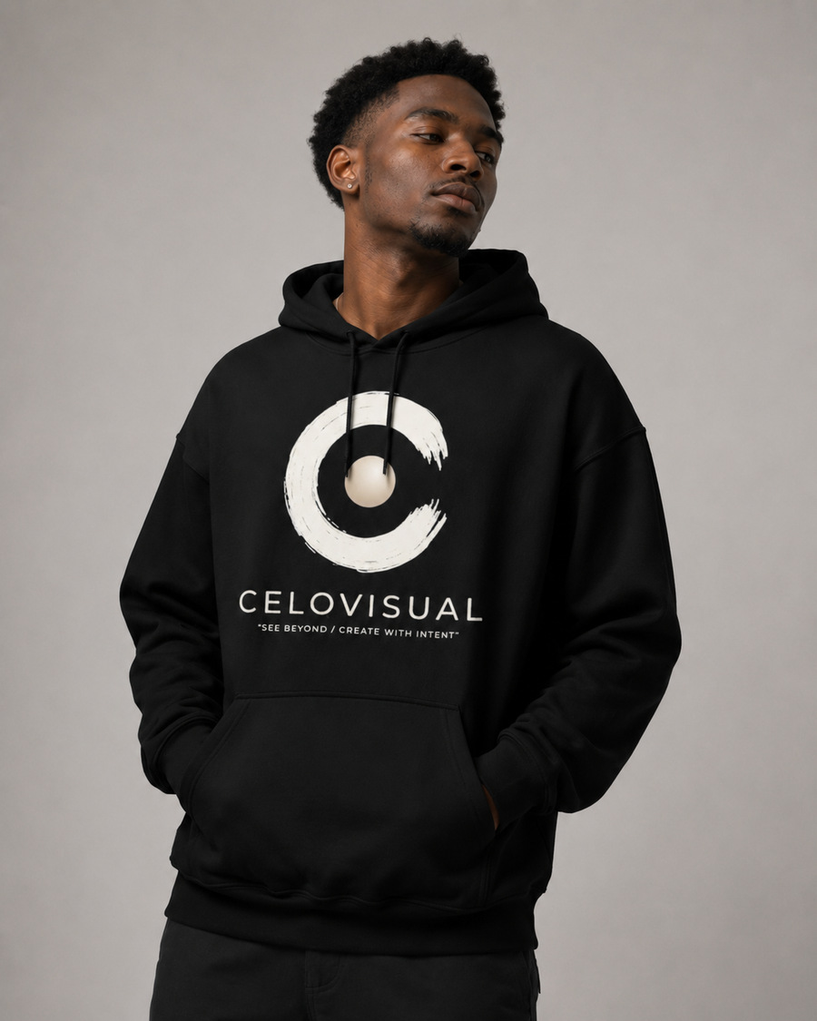 Felpa Unisex Celovisual x Gildan | Grafica Minimalista "See Beyond"