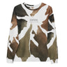 Camouflage-patterned sweatshirt with 'CELIOVISUAL' branding on a white background