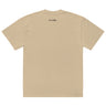 Beige t-shirt on a white background