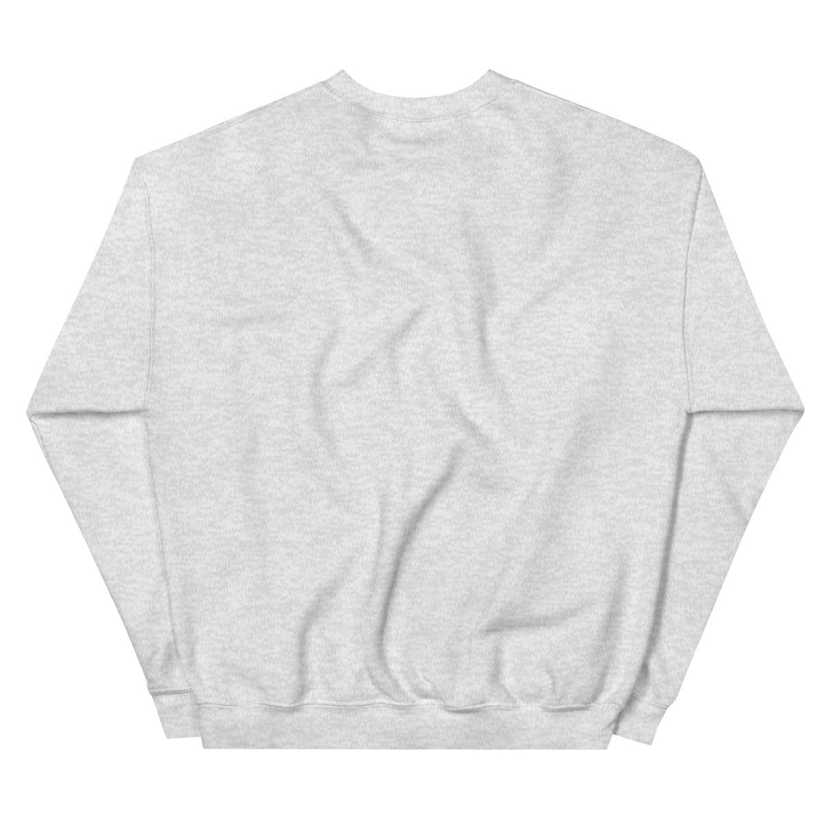Gray sweatshirt on a white background