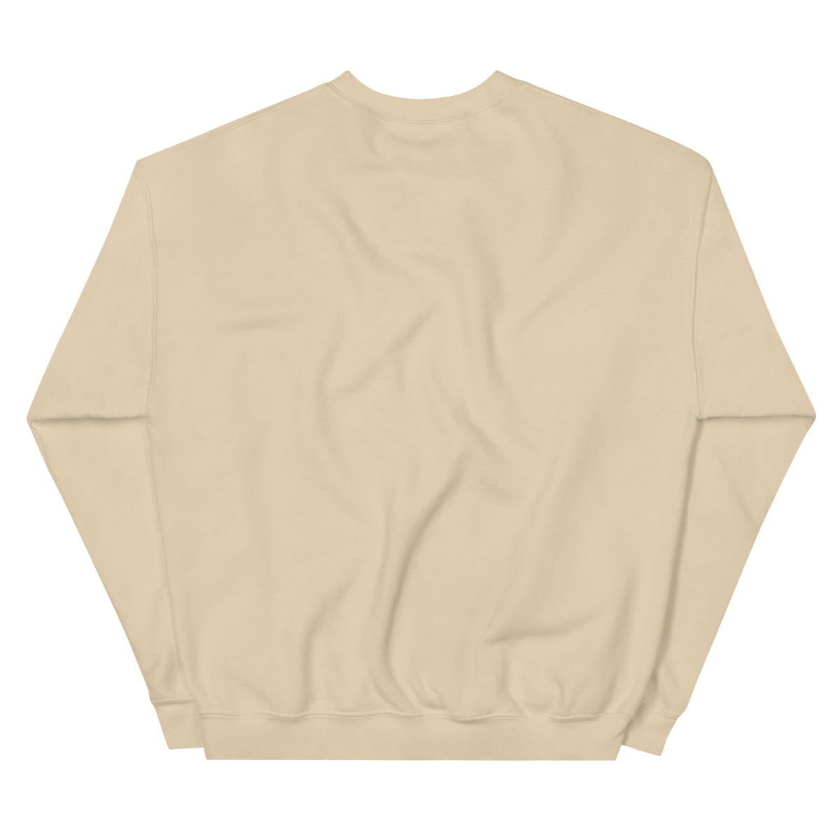 Beige sweatshirt on a white background