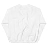 White sweatshirt on a white background