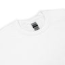 White t-shirt with Gildan label on a white background