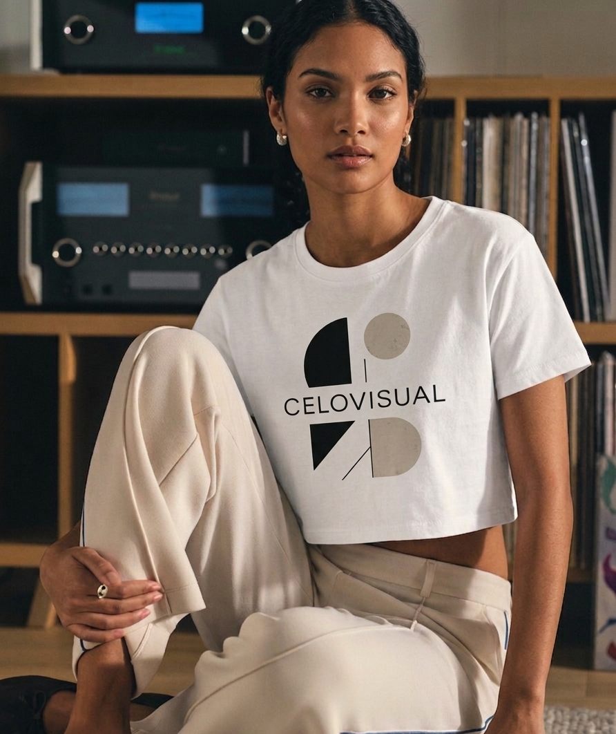 Celovisual crop tee
