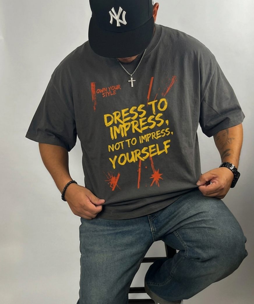 Oversized faded tee